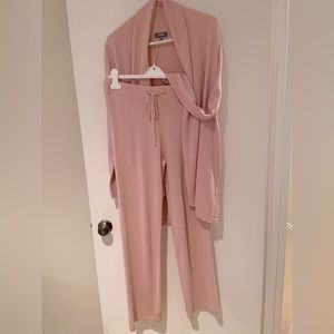 Pink Cashmere Lounge Set